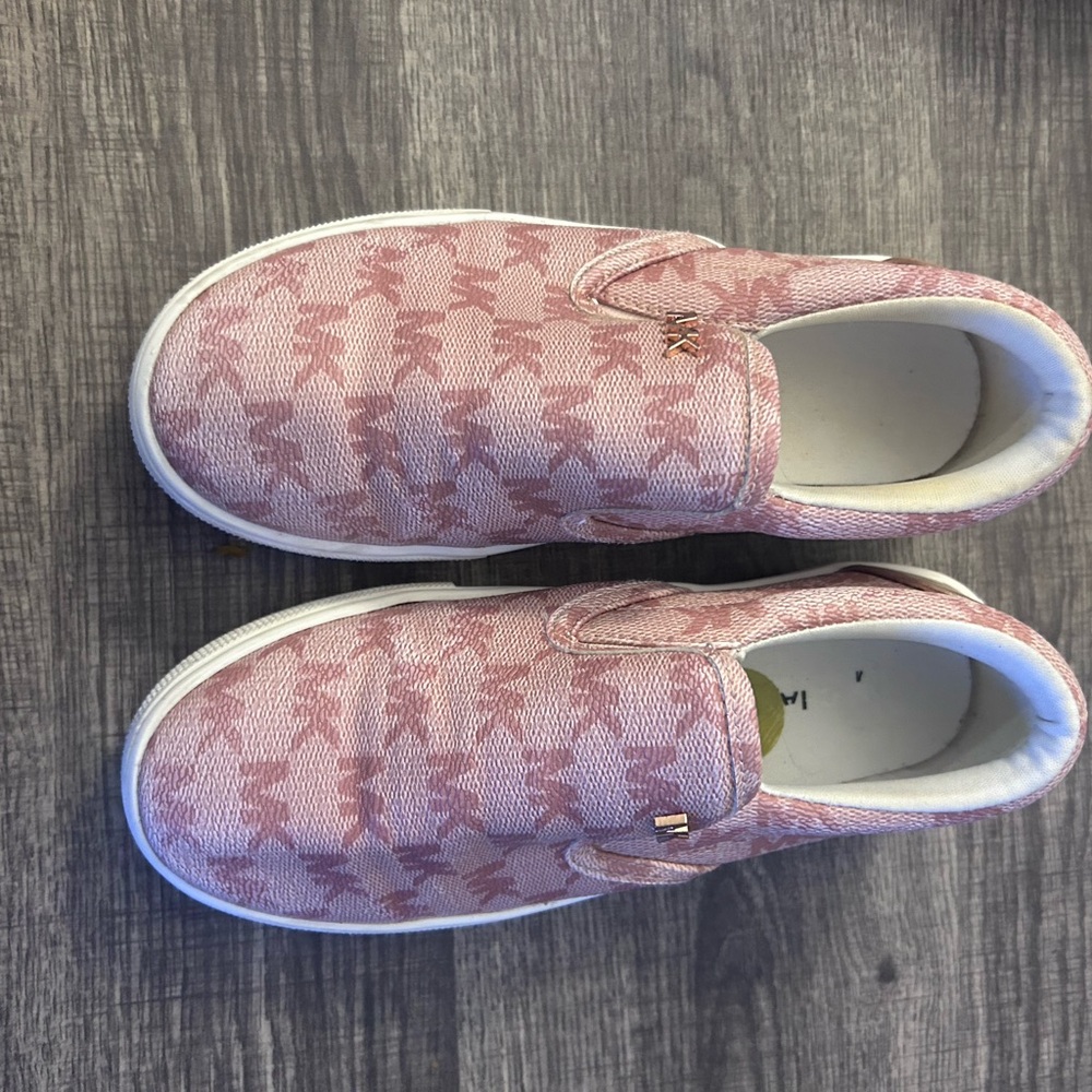 Michael Kors Pink Kids Slip-On Sneakers